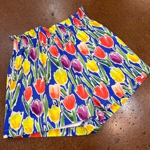 NWT English factory high rise short SMALL tulip
